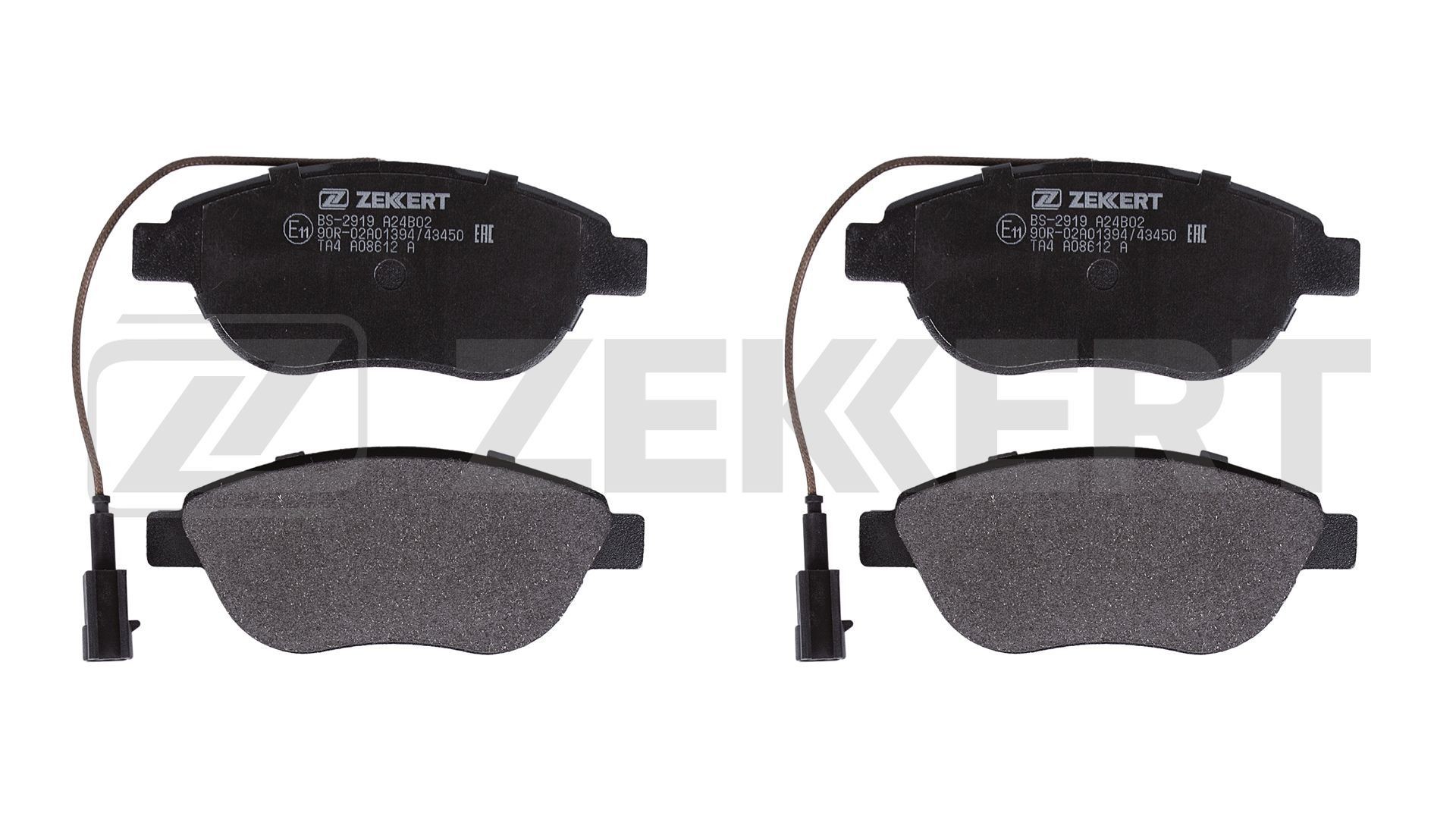 ZEKKERT BS-2919: Piduriklotsid Esisild