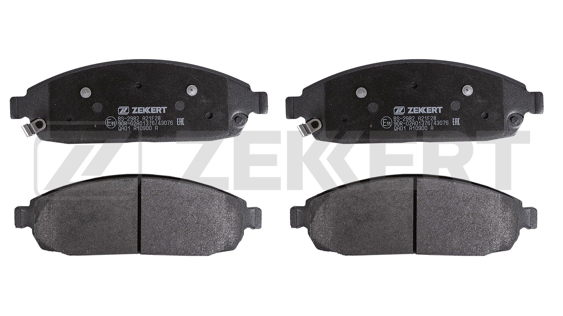ZEKKERT BS-2982: Piduriklotsid Esisild