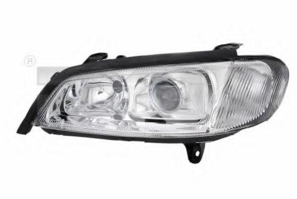 TYC 20-0188-05-2: Projecteur principal gauche, H1/H7, H7/H1, H1, H7, sans moteur électrique