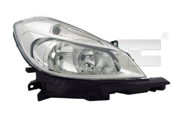 TYC 20-0793-15-2: Far dreapta, H7/H7, cu motor electric