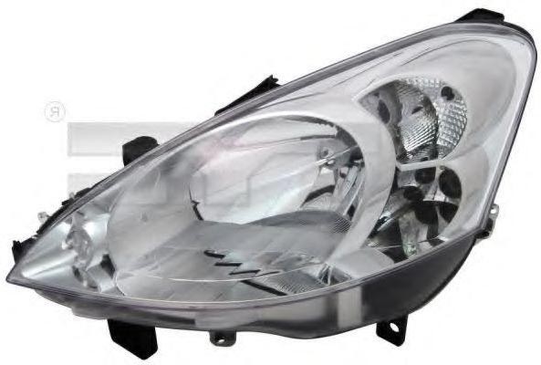 TYC 20-11810-05-2: Projecteur principal gauche, H4, avec moteur électrique
