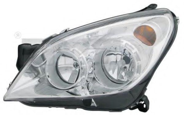 TYC 20-1208-05-2: Far stanga, H7, H1, cu motor electric