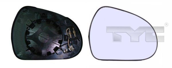TYC 326-0096-1: Miroir de rétroviseur gauche