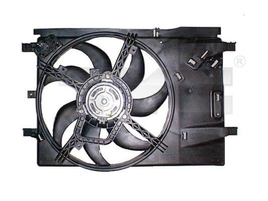 TYC 809-1002: Radiaatori ventilaator 390mm, koos jahutusventilaatoriraamiga(Zarge)