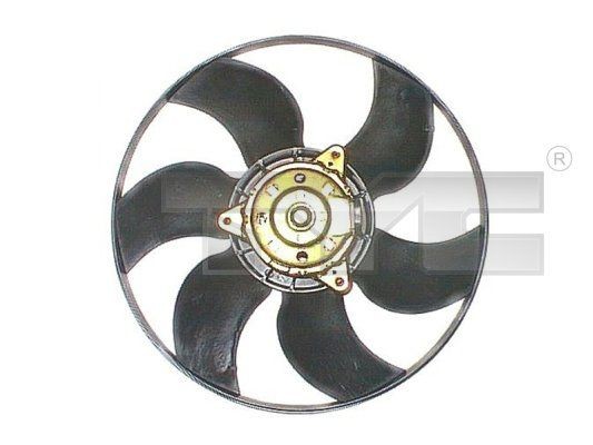 TYC 828-1005: Ventilator, radiator 380mm, fara rama aerisire radiator
