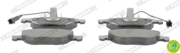 FERODO FDB1134: Piduriklotsid ilma lisavarustuseta, koos stopperrõngaga PREMIER ECO FRICTION