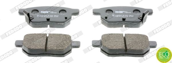 FERODO FDB4042: Piduriklotsid ilma lisavarustuseta PREMIER ECO FRICTION