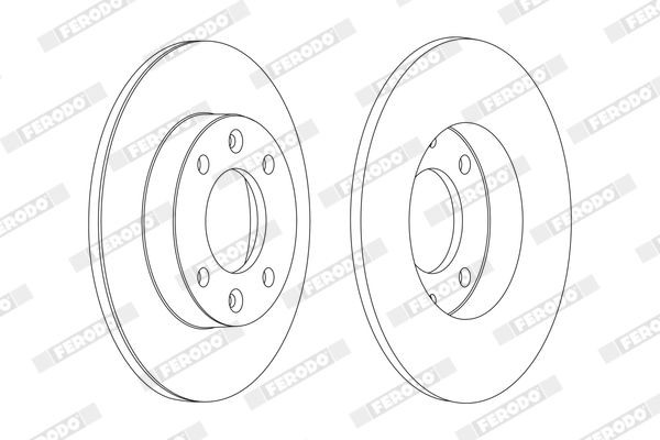 FERODO FDB595: Piduriklotsid koos pidurisadula kruvidega PREMIER ECO FRICTION