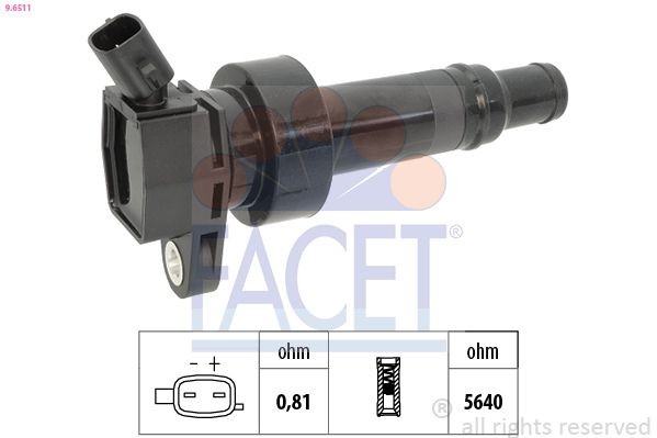 FACET 9.6511: Süütepool Made in Italy - OE Equivalent