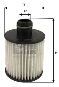 CLEAN FILTER ML4569: Õlifilter