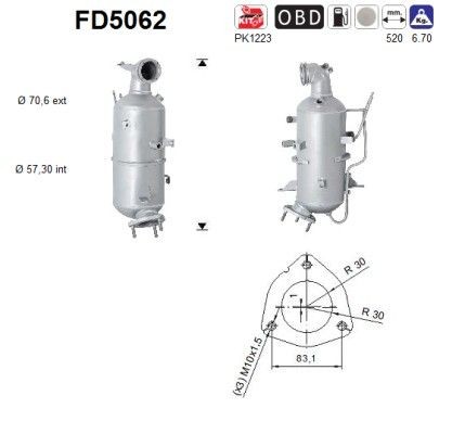 AS FD5062: Filtru de particule