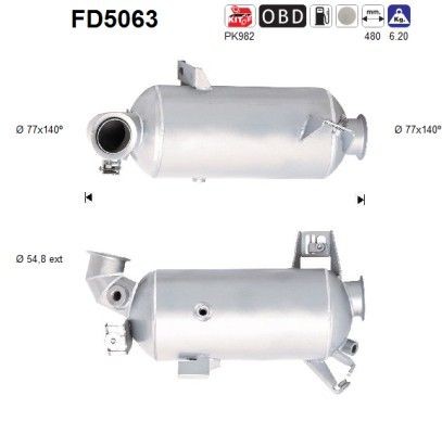 AS FD5063: Tahmafilter