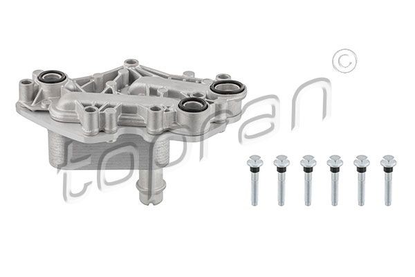 TOPRAN 625 252: Radiator ulei, ulei motor cu garnituri, cu suruburi