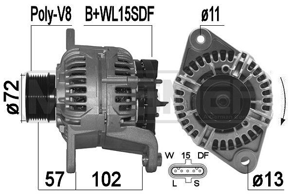 MESSMER 209489: Generaator 120A