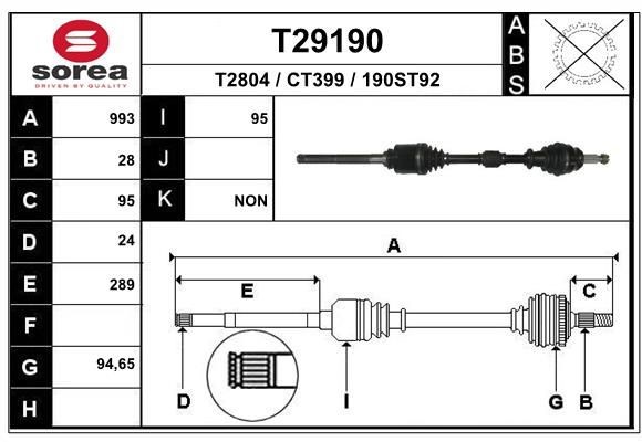 EAI T29190: Planetara 993mm