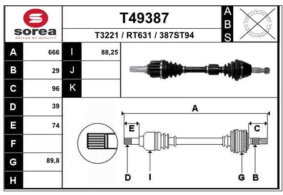 EAI T49387: Planetara 666mm