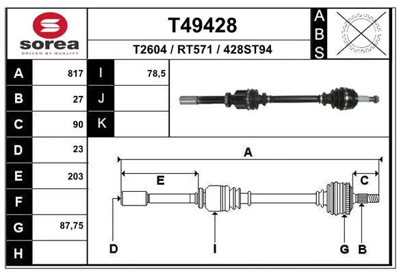 EAI T49428: Planetara 817mm