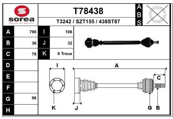 EAI T78438: Planetara 790mm
