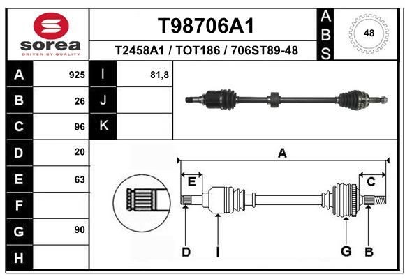 EAI T98706A1: Planetara 925mm