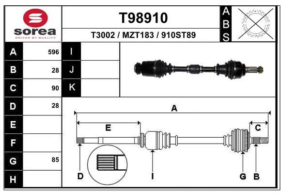 EAI T98910: Planetara 596mm