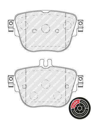 FERODO FSL584: Piduriklotsid PREMIER ECO FRICTION