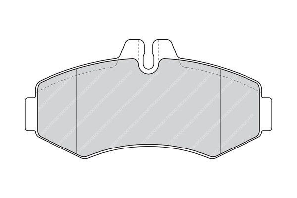 FERODO FVR1304: Plăcuțe de frână fara accesorii PREMIER ECO FRICTION