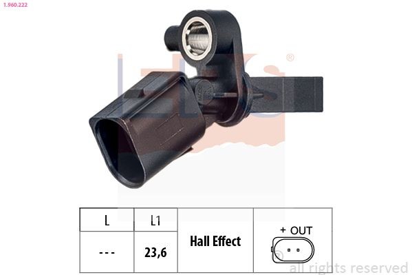 EPS 1.960.222: Andur, rattapöörete arv Made in Italy - OE Equivalent