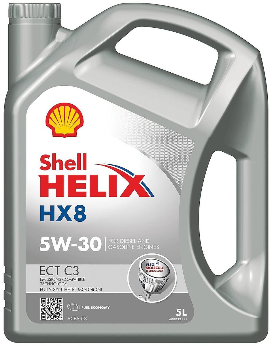 SHELL 550046394: Mootoriõli Helix HX8 ECT C3 5W-30 5l, 5W-30 Helix, HX8 ECT C3