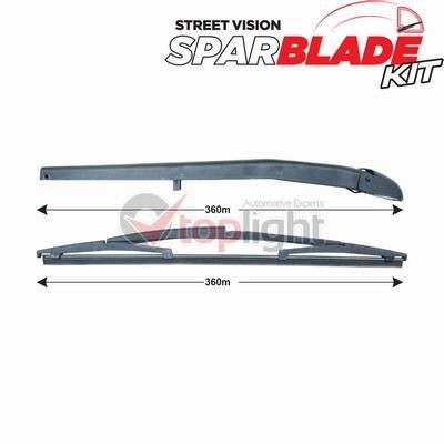 AE TOPLIGHT TRA-F2P9: Set stergatoare, curatare parbriz