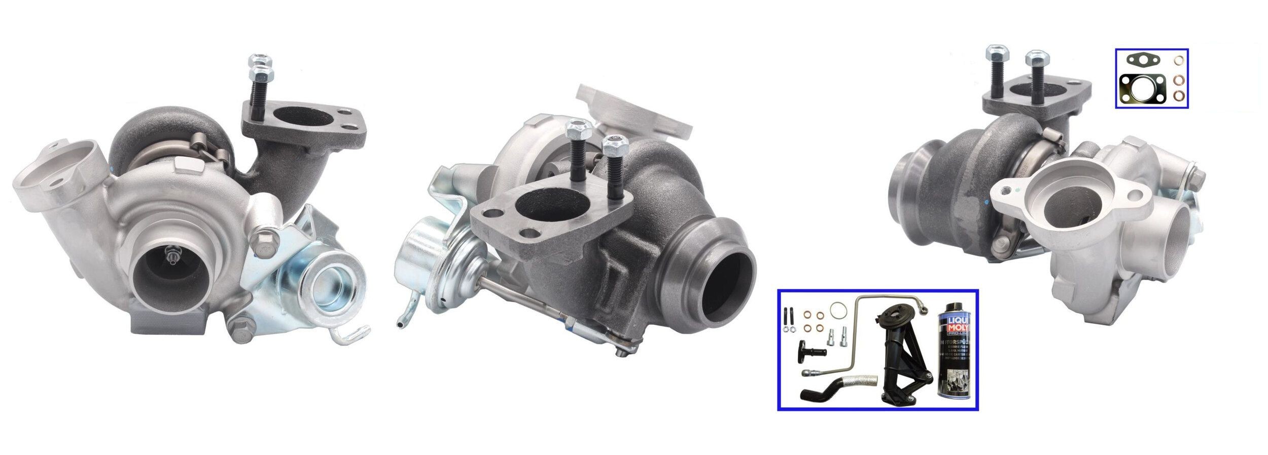 TURBO MOTOR PB4917307522: Turbod OE REMAN PRO KIT koos tihenditega, koos lisadega, õlitorustikuga
