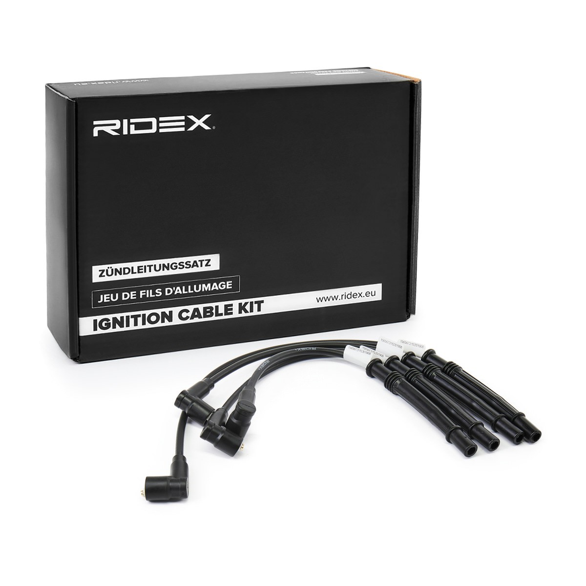 RIDEX 685I0216: Süütesüsteemikomplekt must, 350mm
