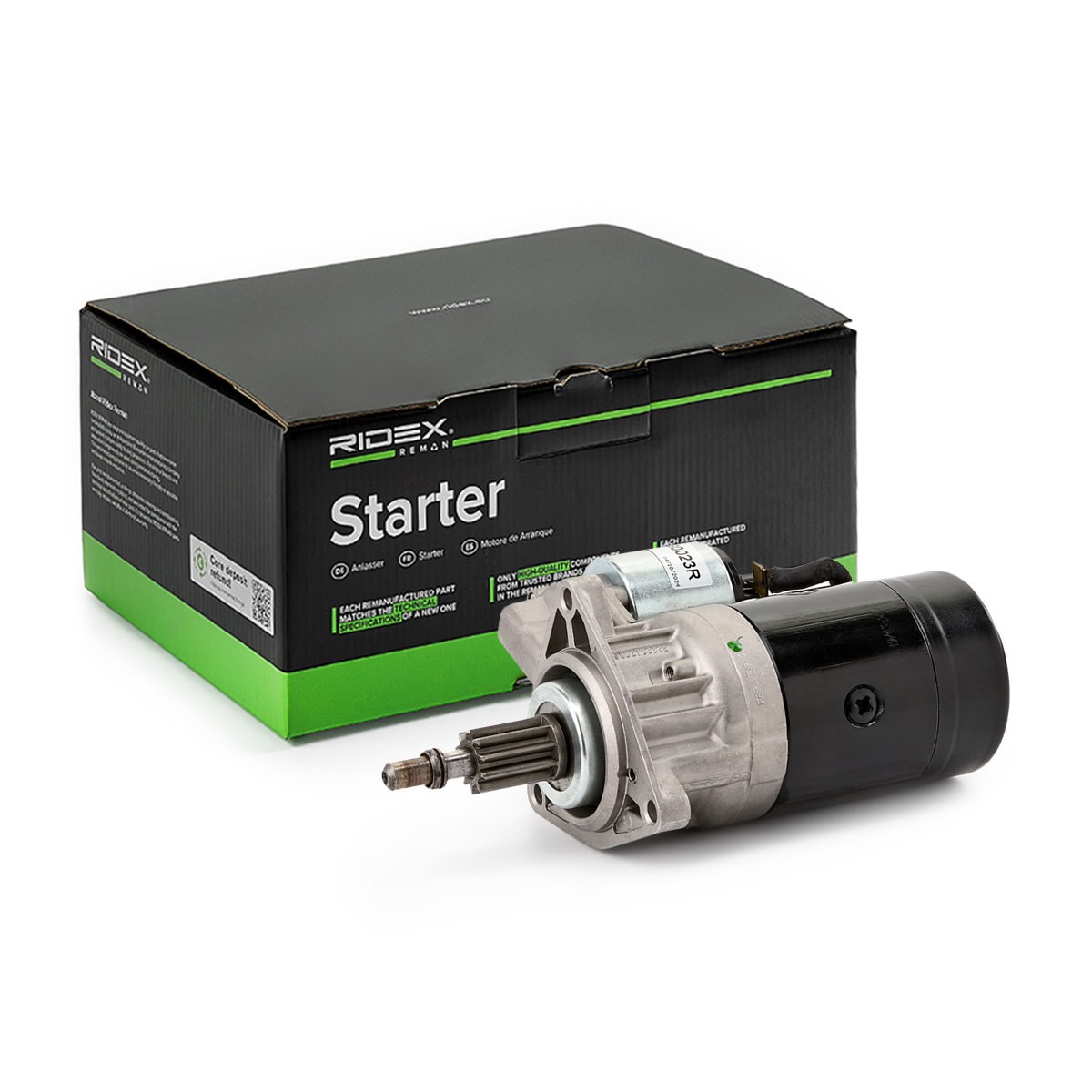 RIDEX REMAN 2S0023R: Starter 2,2kW