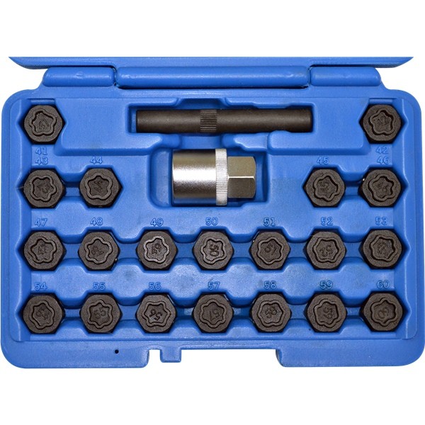 KUNZER 7FSB22: Set scule slabire antifurt janta