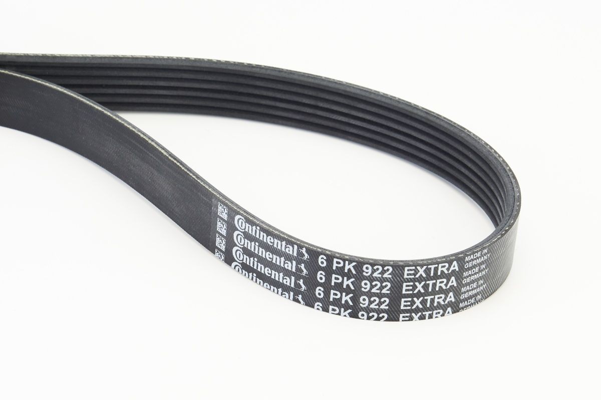 CONTITECH 6PK922 EXTRA: Soonrihm 922mm, Ribide arv: 6