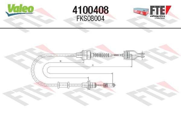 FTE 4100408: Cablu ambreiaj
