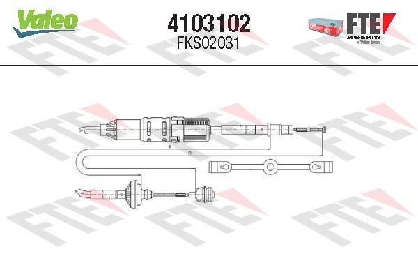 FTE 4103102: Cablu ambreiaj