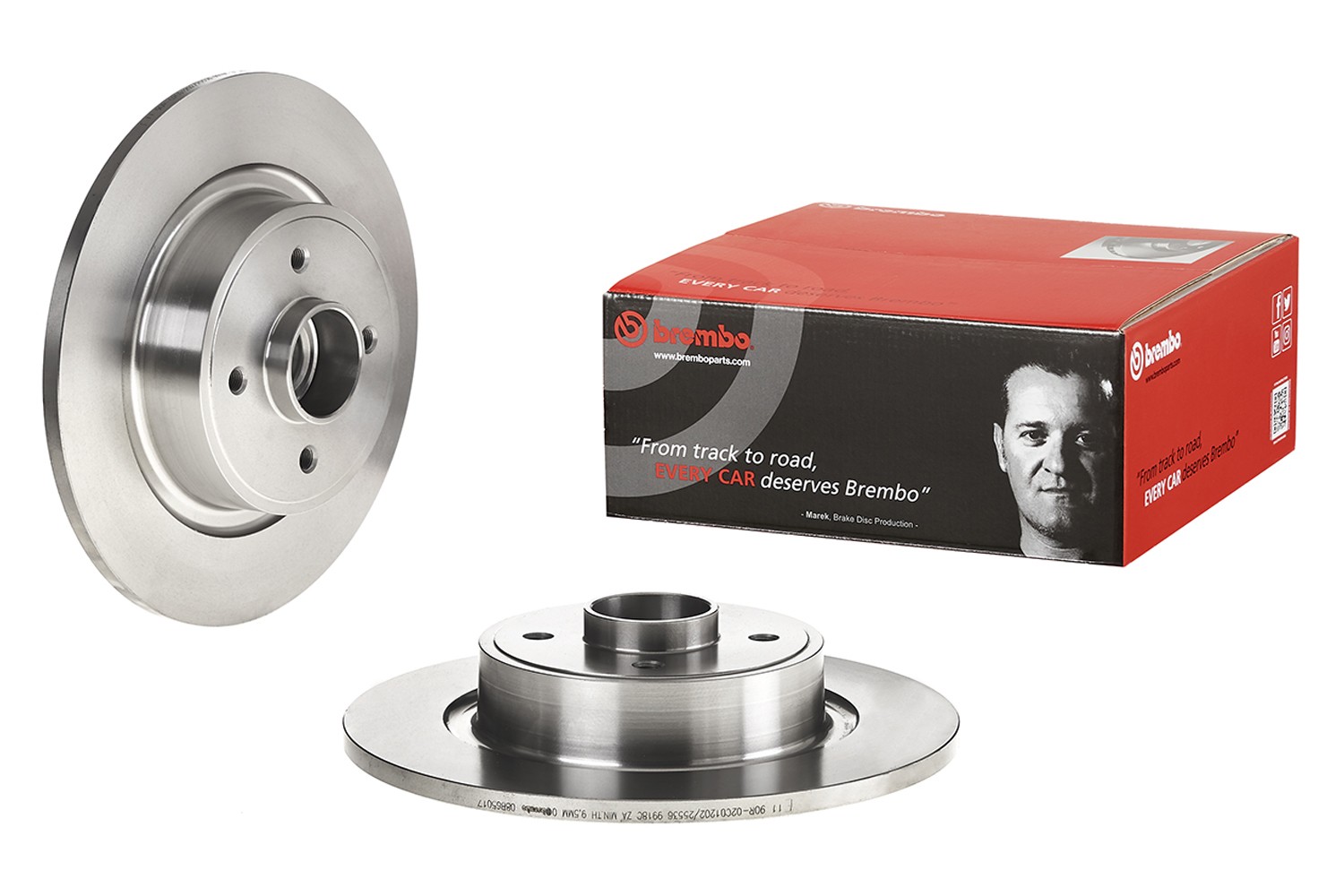 BREMBO 08.B650.17: Piduriketas PRIME LINE - With Bearing Kit Ø: 274mm, täis, Ø: 274mm, koos rattalaagri komplektiga, koos ABS-andurirõngaga