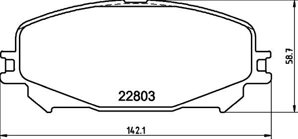 MINTEX MDB3443: Piduriklotsid koos pidurisadula kruvidega
