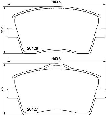 MINTEX MDB4147: Piduriklotsid