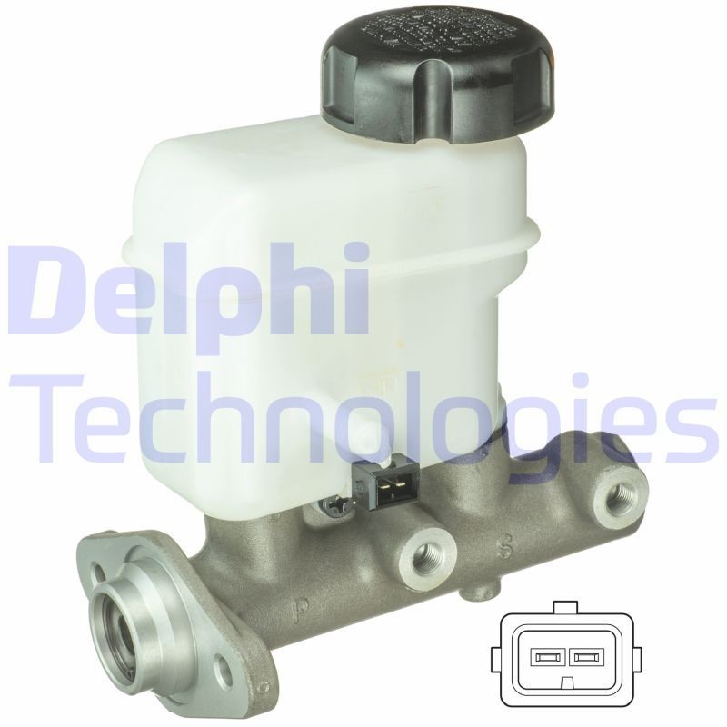 DELPHI LM80544: Peapiduri silinder koos pidurivedeliku anumaga
