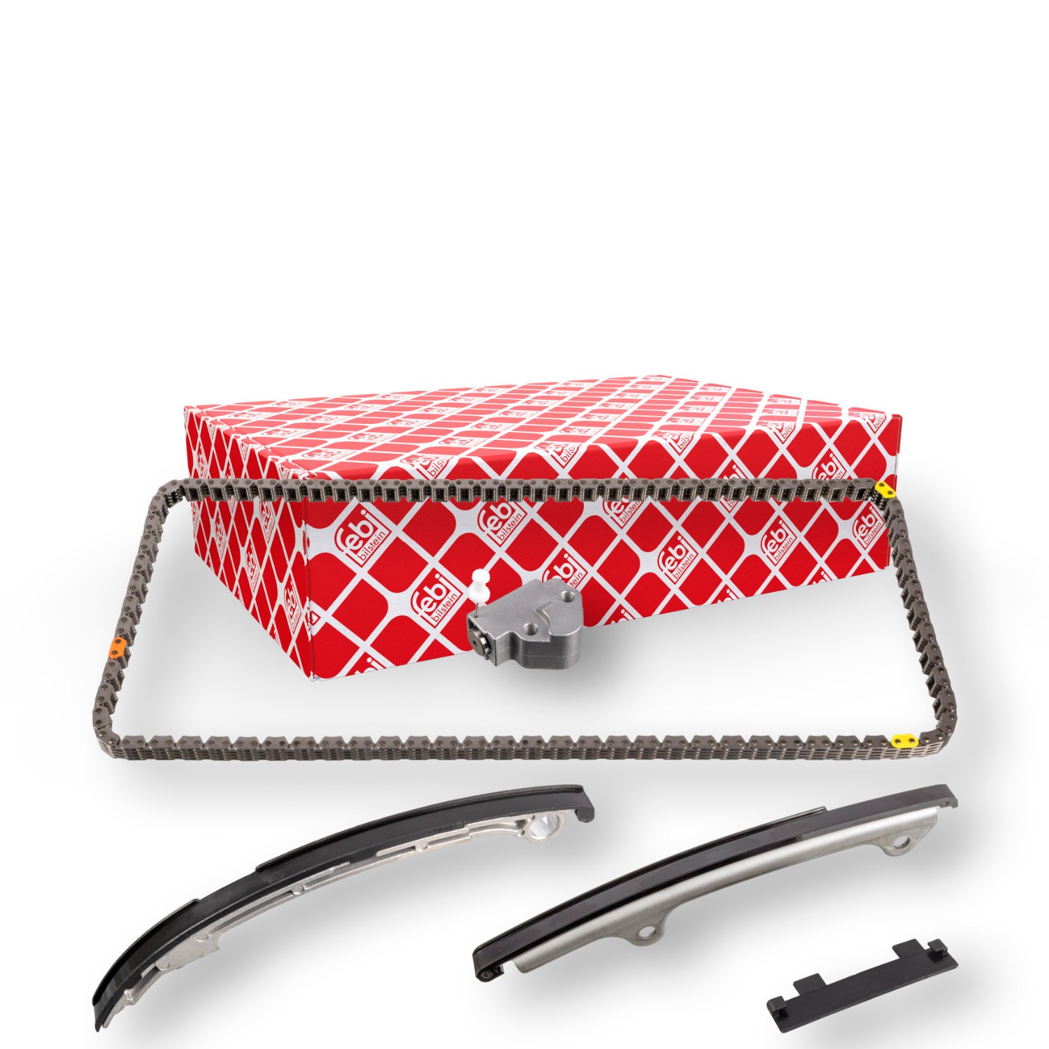 FEBI BILSTEIN 108157: Kit de chaîne de distribution IHI Turbo NEUF avec tendeur de chaîne, avec coulisses
