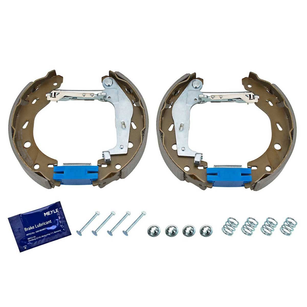 MEYLE 014 533 0000/K: Set frana, frana tambur MEYLE-ORIGINAL-KIT: Better solution for you! puntea spate, cu pârghie, cu acceasorii, fara cilindru frana (roata)