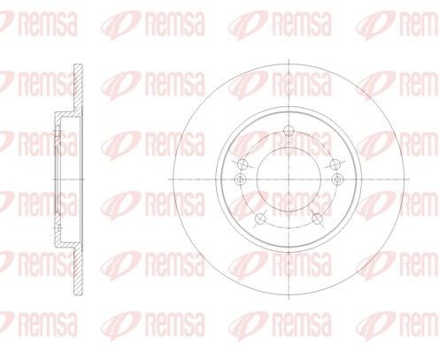 REMSA 62103.00: Piduriketas Tagasild, Ø: 272mm, täis, Ø: 272mm