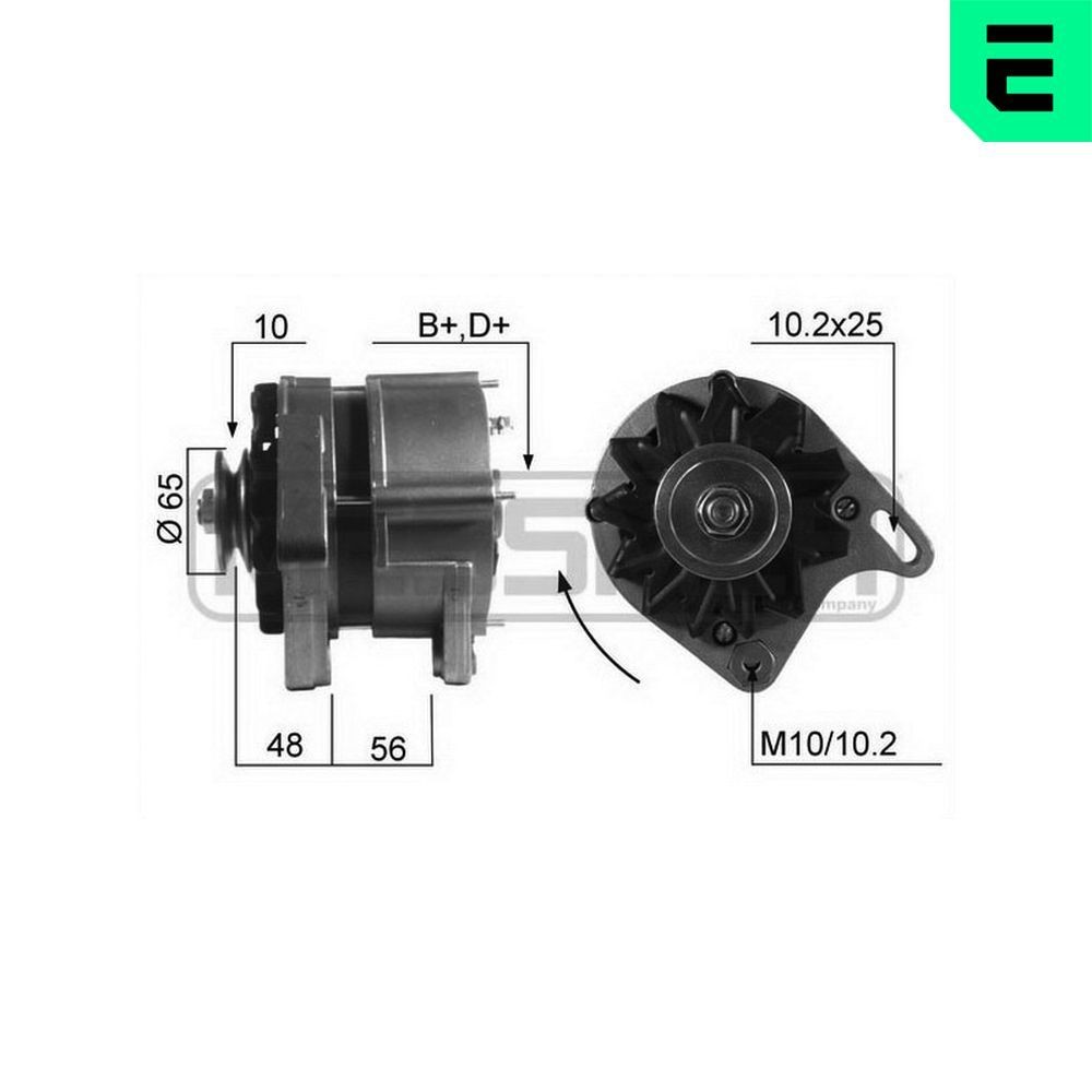 ERA 210228R: Alternator 65A