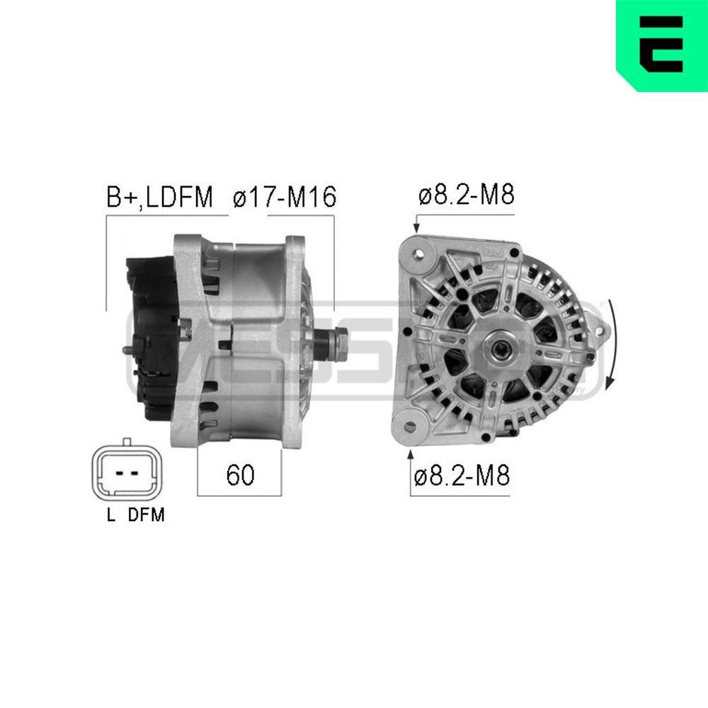 ERA 210280R: Generaator 110A