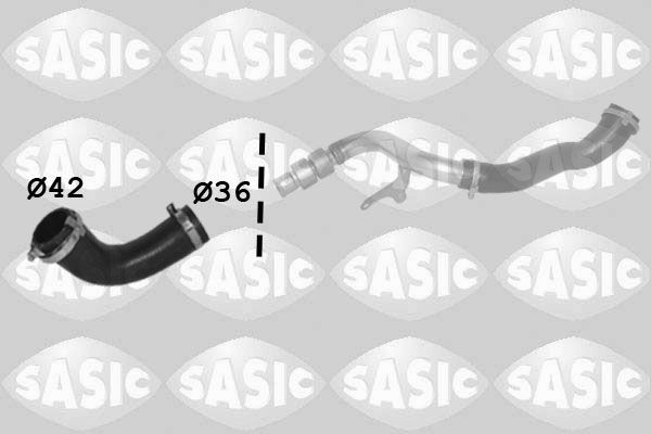 SASIC 3336318: Kompressoriõhuvoolik Väljapääs