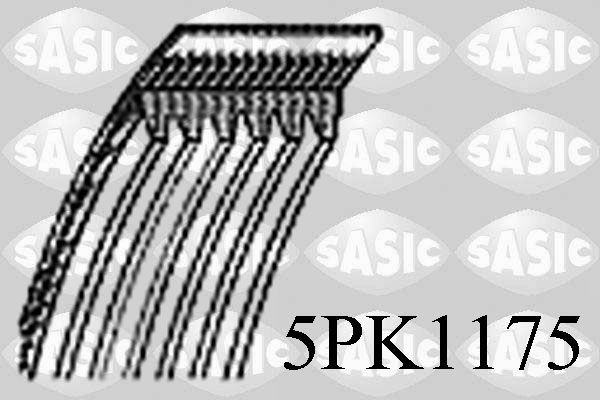SASIC 5PK1175: Soonrihm 1175mm, Ribide arv: 5