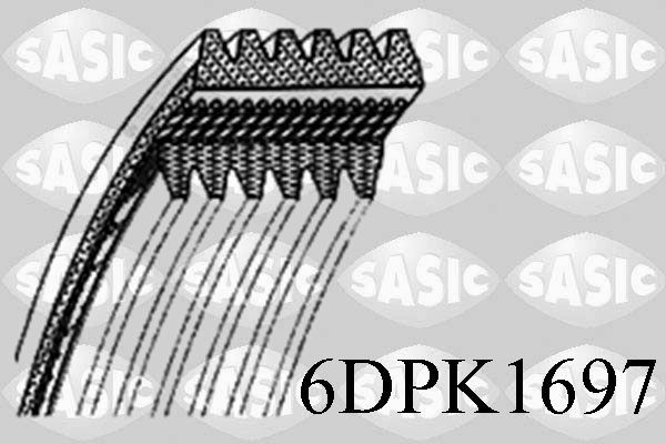 SASIC 6DPK1697: Soonrihm 1697mm, Ribide arv: 6