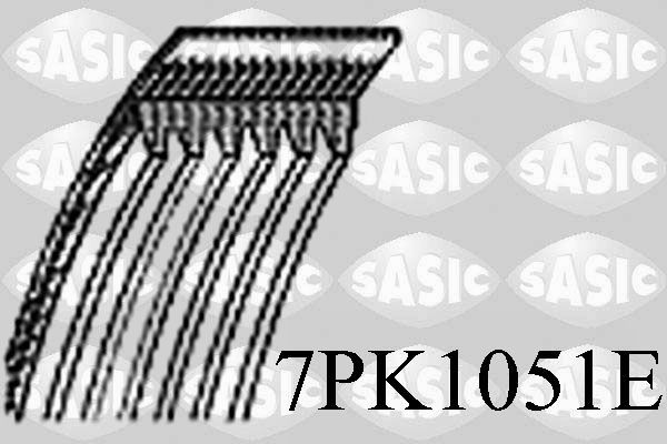 SASIC 7PK1051E: Soonrihm 1051mm, Ribide arv: 7
