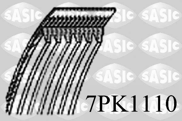 SASIC 7PK1110: Soonrihm 1110mm, Ribide arv: 7
